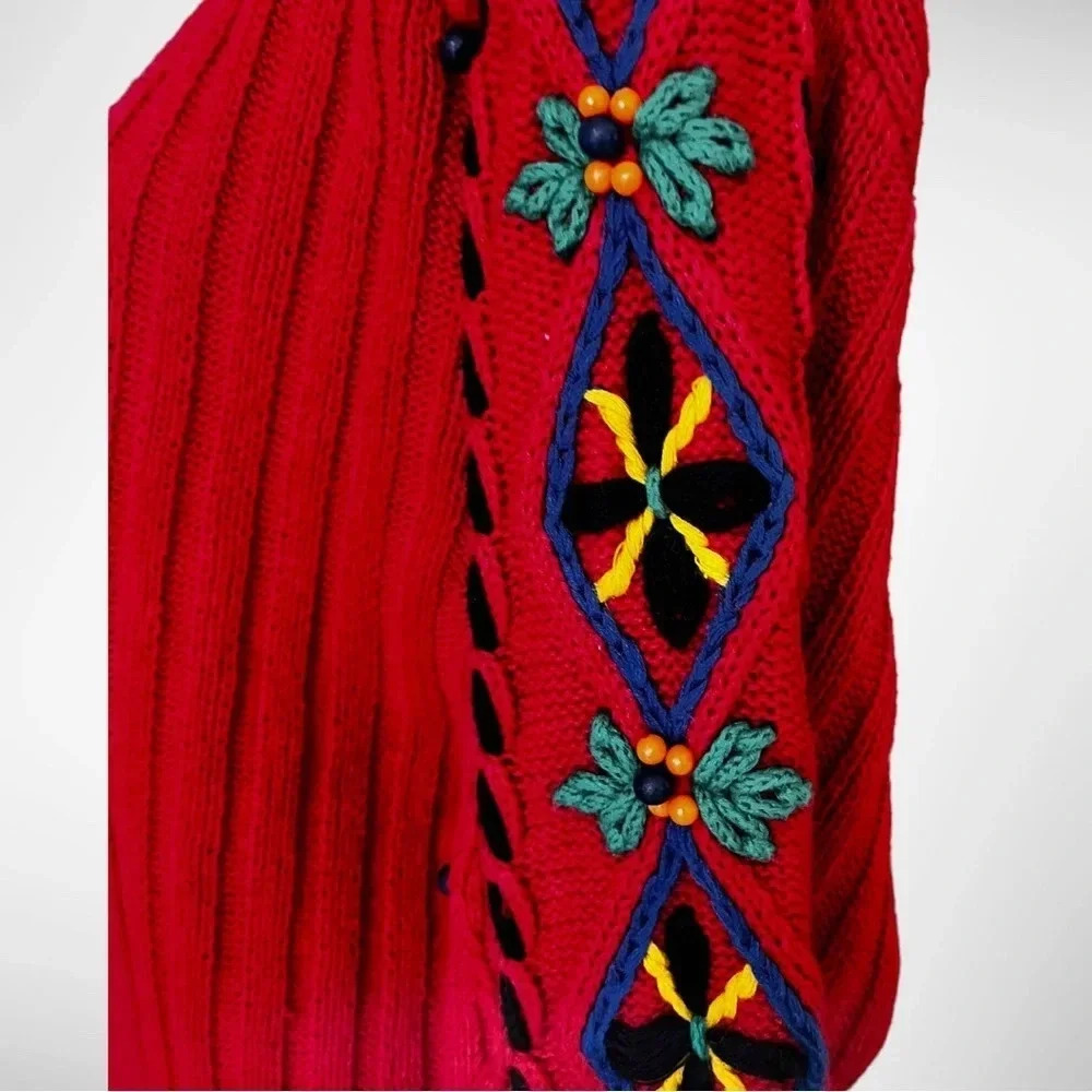 I.B. DIFFUSION Vintage‎ Sweater With Beading And Embroidery Small | EUC - Picture 7 of 10